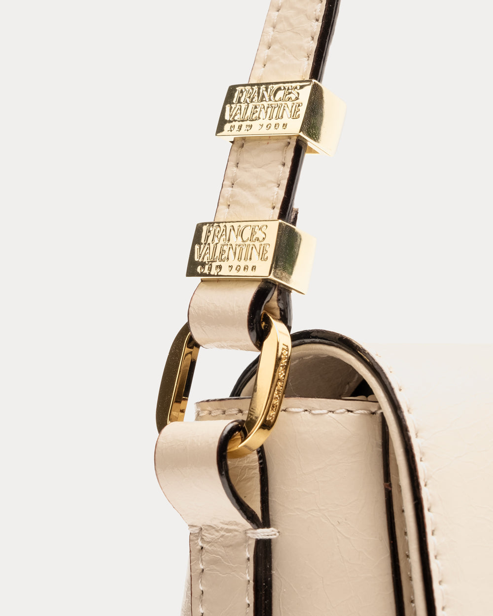 Ellen Saddle Bag - Crinkled Leather - Frances Valentine