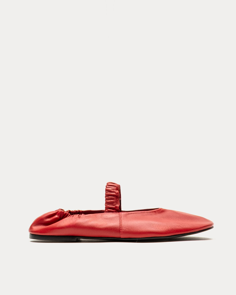 Eloise Ballet Flat - Red - Frances Valentine