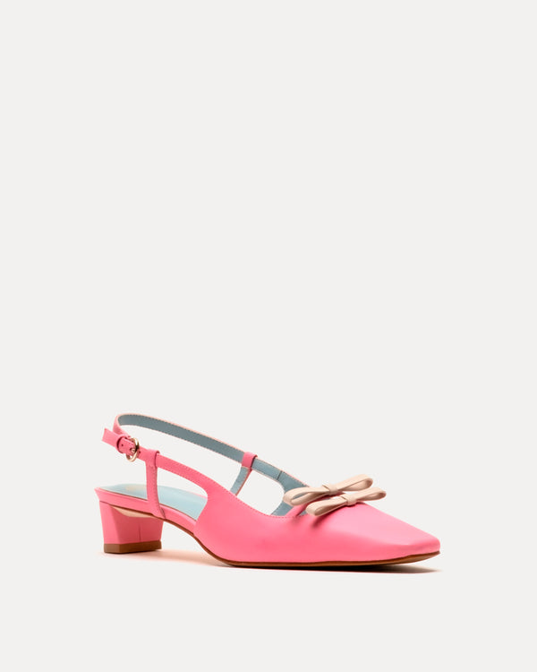 Emma Mini Block Heel - Pink