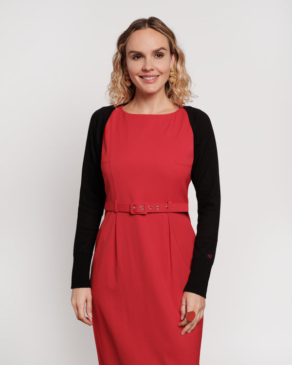 Emmie Long Sleeve Shrug - Black - Frances Valentine