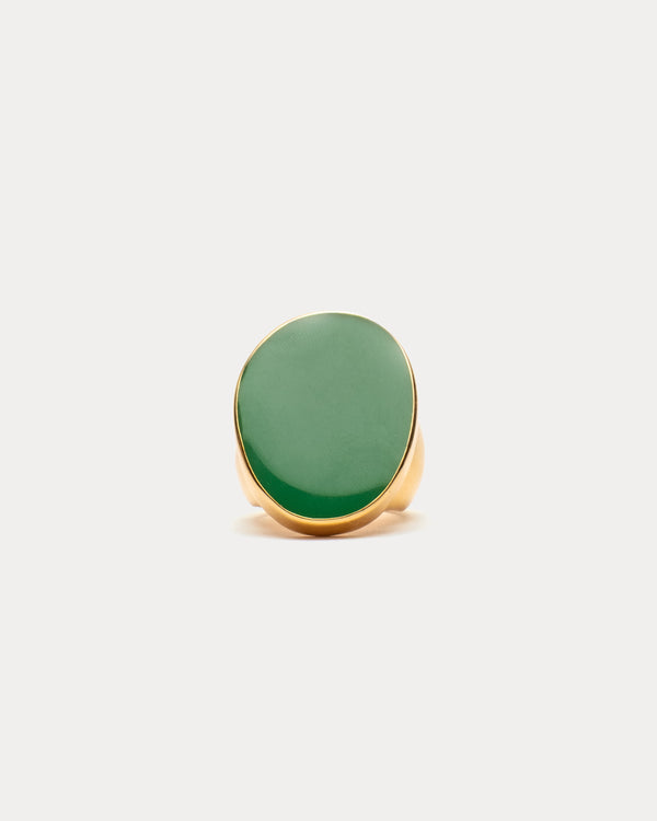 Enamel Palette Ring - Green Ring KJL