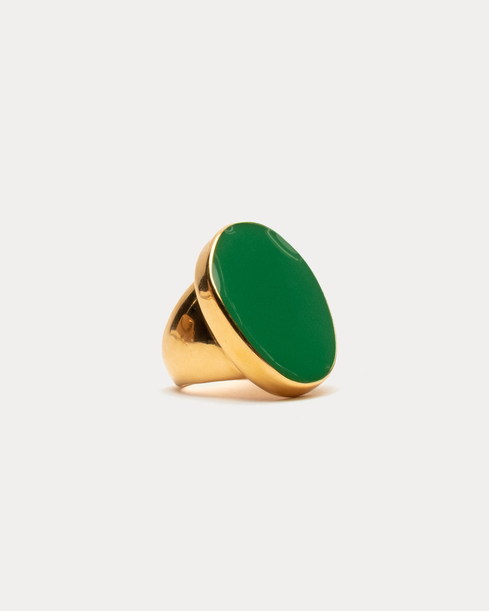 Enamel Palette Ring - Green Ring KJL