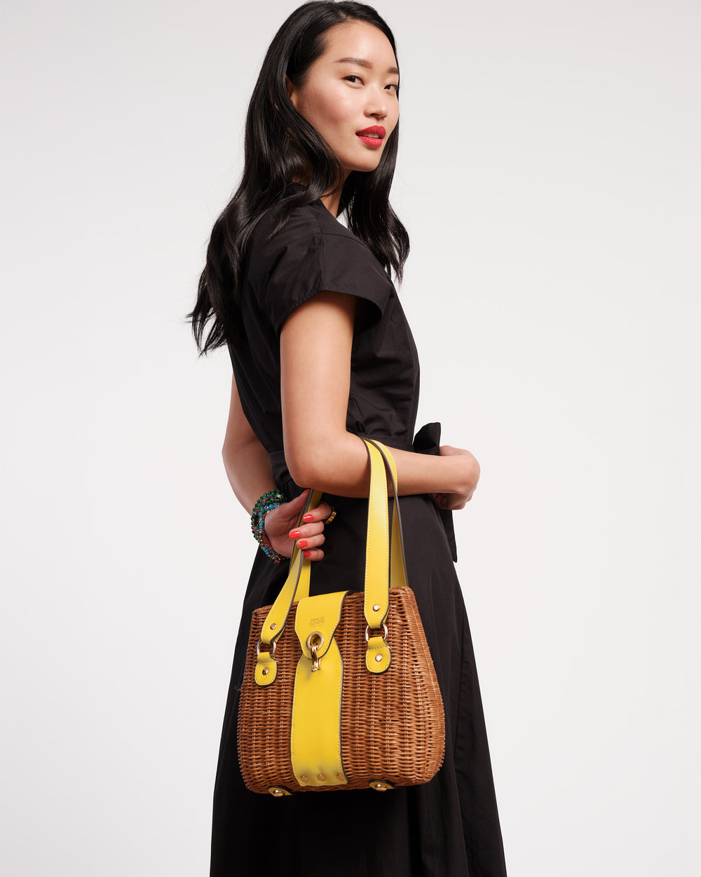 Gigi Basket - Toast/Yellow - Frances Valentine
