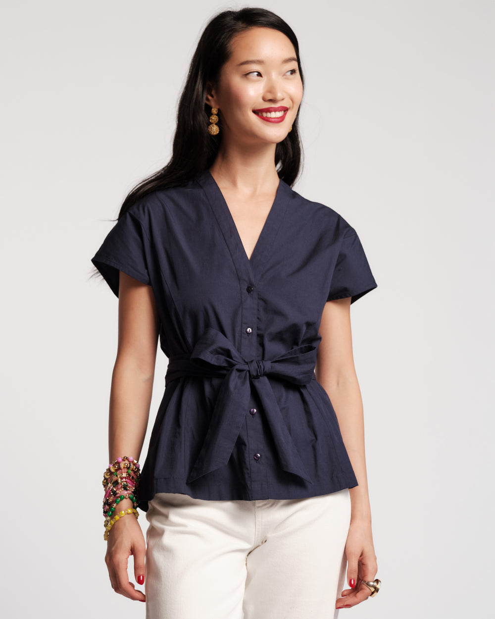 Eve Top - Navy