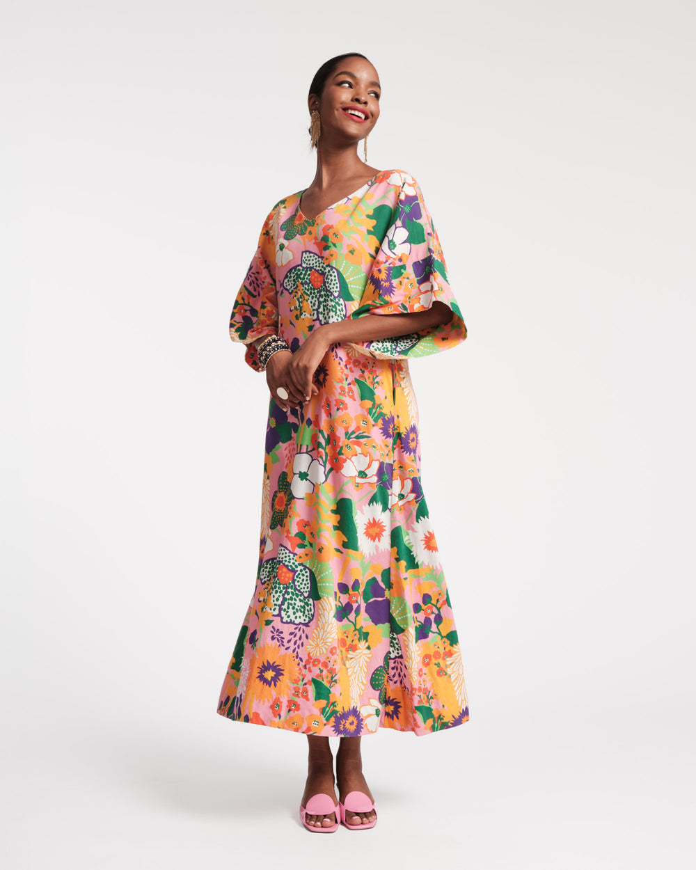 Fin and Tonic Maxi Dress - Botanical Bash - Frances Valentine