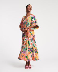 Fin and Tonic Maxi Dress Botanical Bash - Frances Valentine