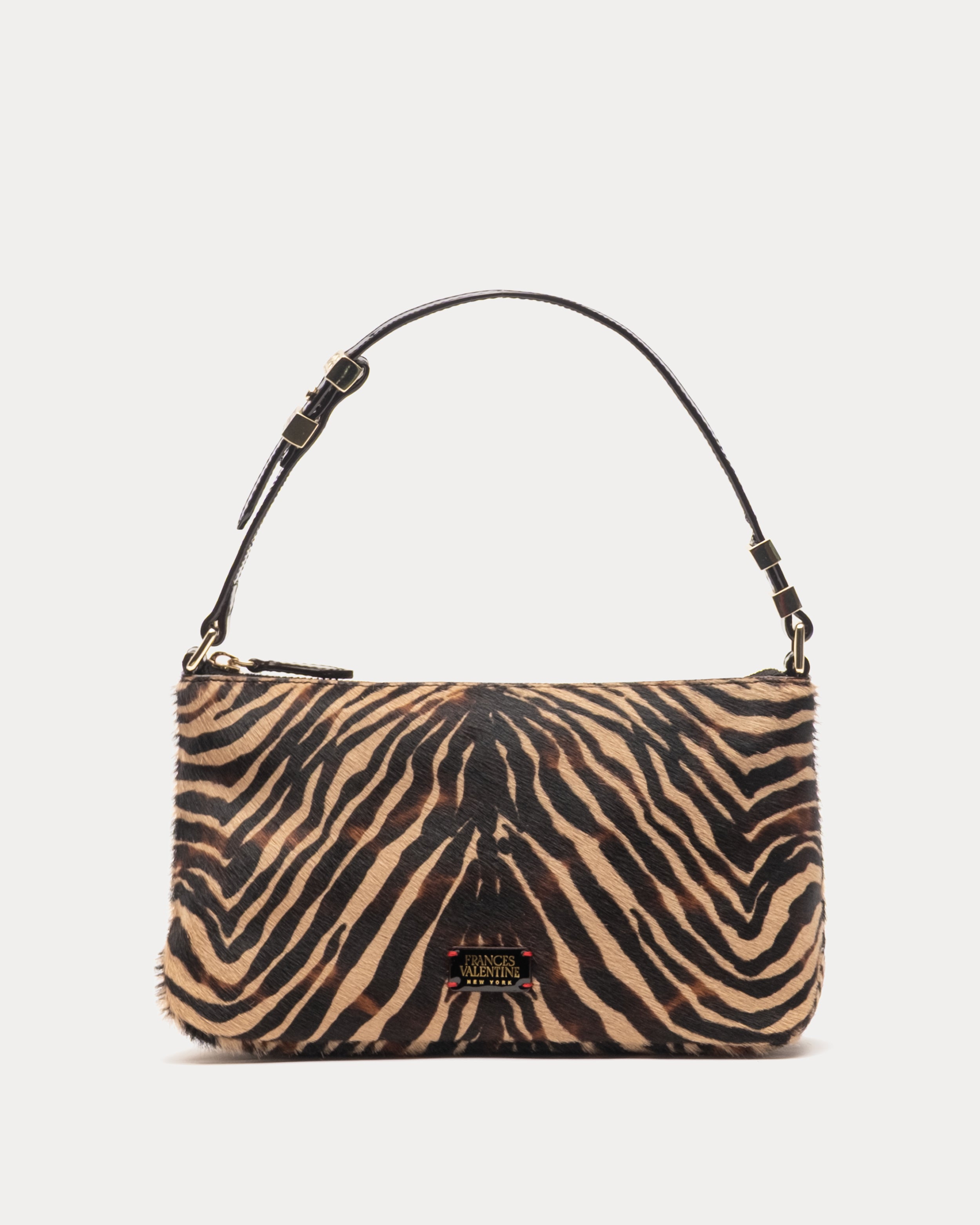 Freddie Bag - Zebra Haircalf – Frances Valentine