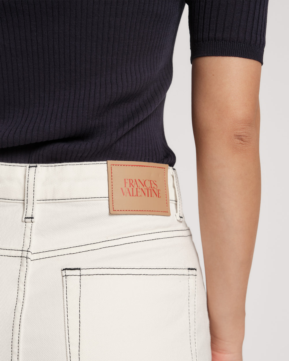 Stacy's Mom Jean - White Denim Pants Frances Valentine