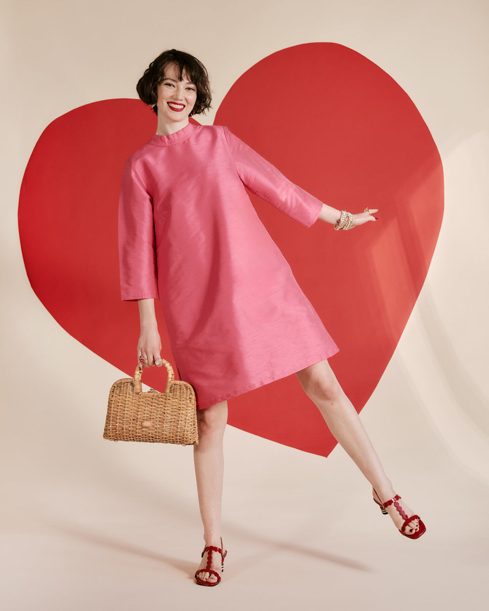 Diplomat Mini Dress - Pink Dresses Frances Valentine