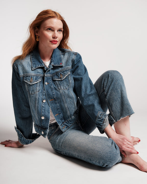 Taylor Jean Jacket - Royal Palm Denim - Frances Valentine