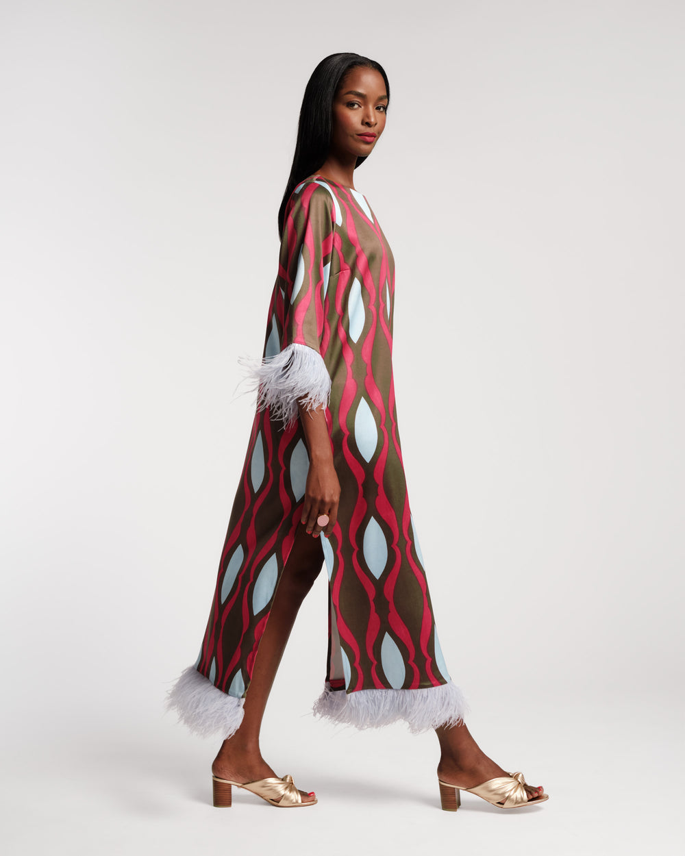 Belle Maxi Dress - Lava Geo - Frances Valentine