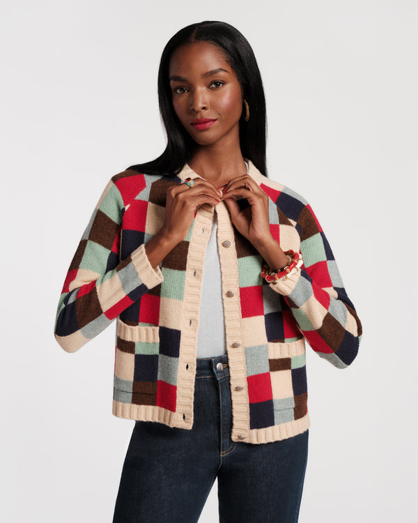 Pixel Cardigan - Sublime Pixel - Frances Valentine