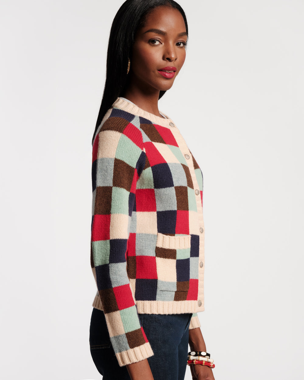 Pixel Cardigan - Sublime Pixel - Frances Valentine