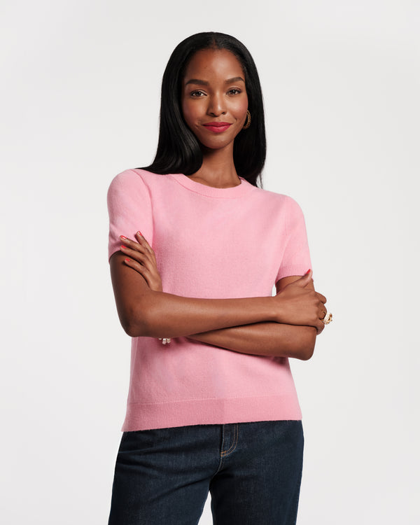 Jo Knit T - Pink - Frances Valentine