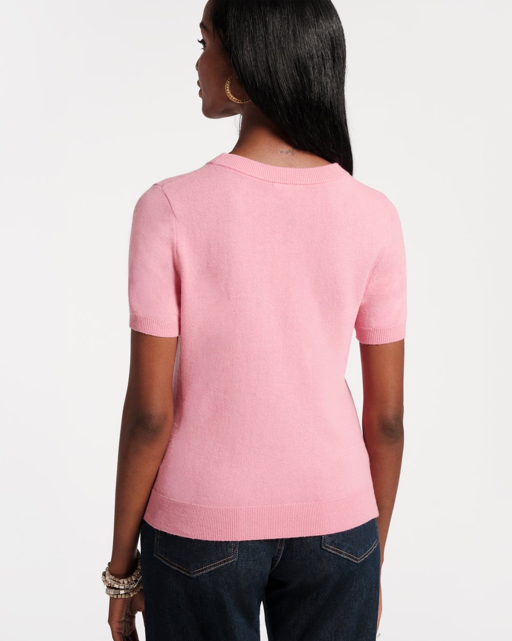 Jo Knit T - Pink - Frances Valentine