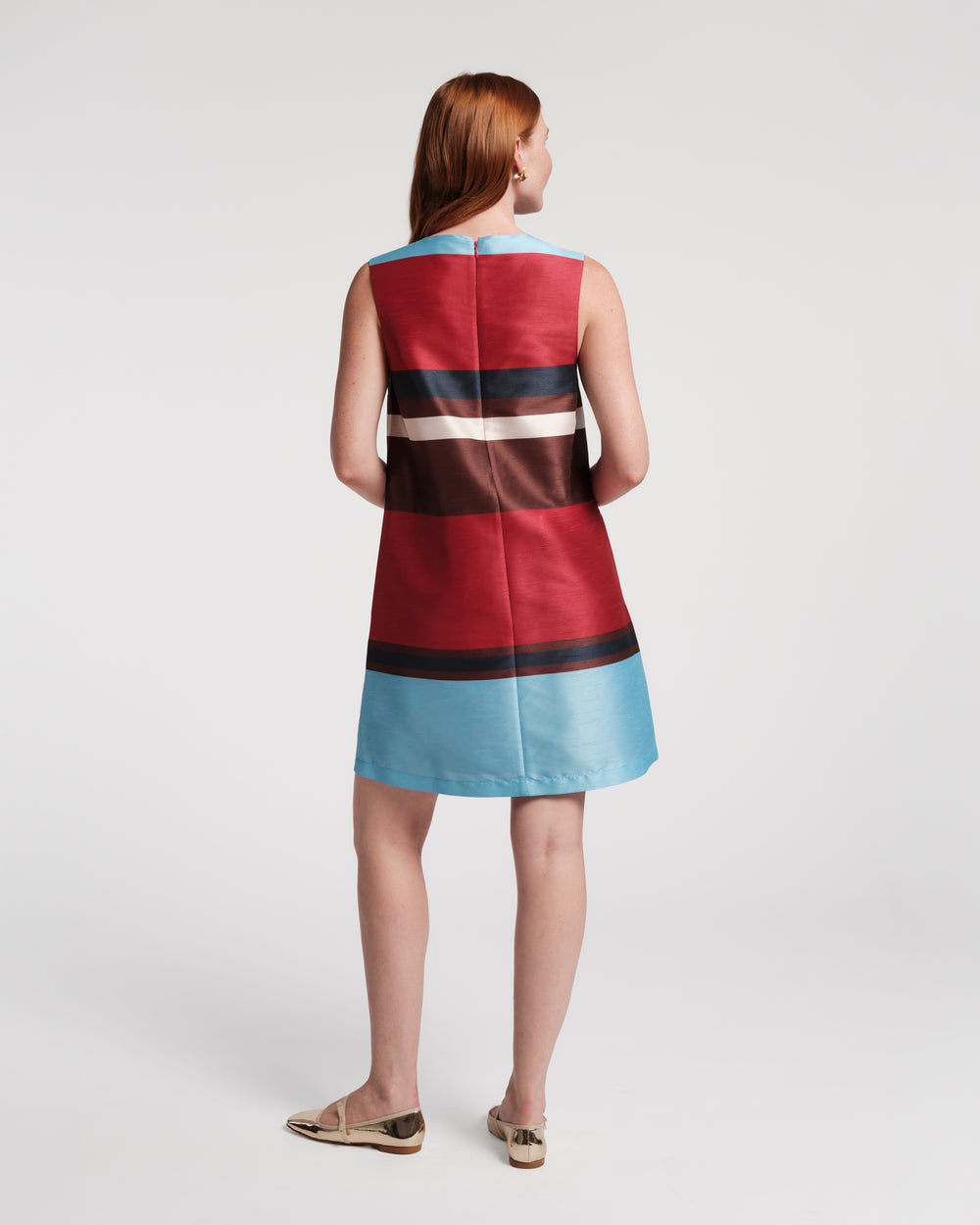 Sylvie Shift Dress - Sublime Stripe - Frances Valentine