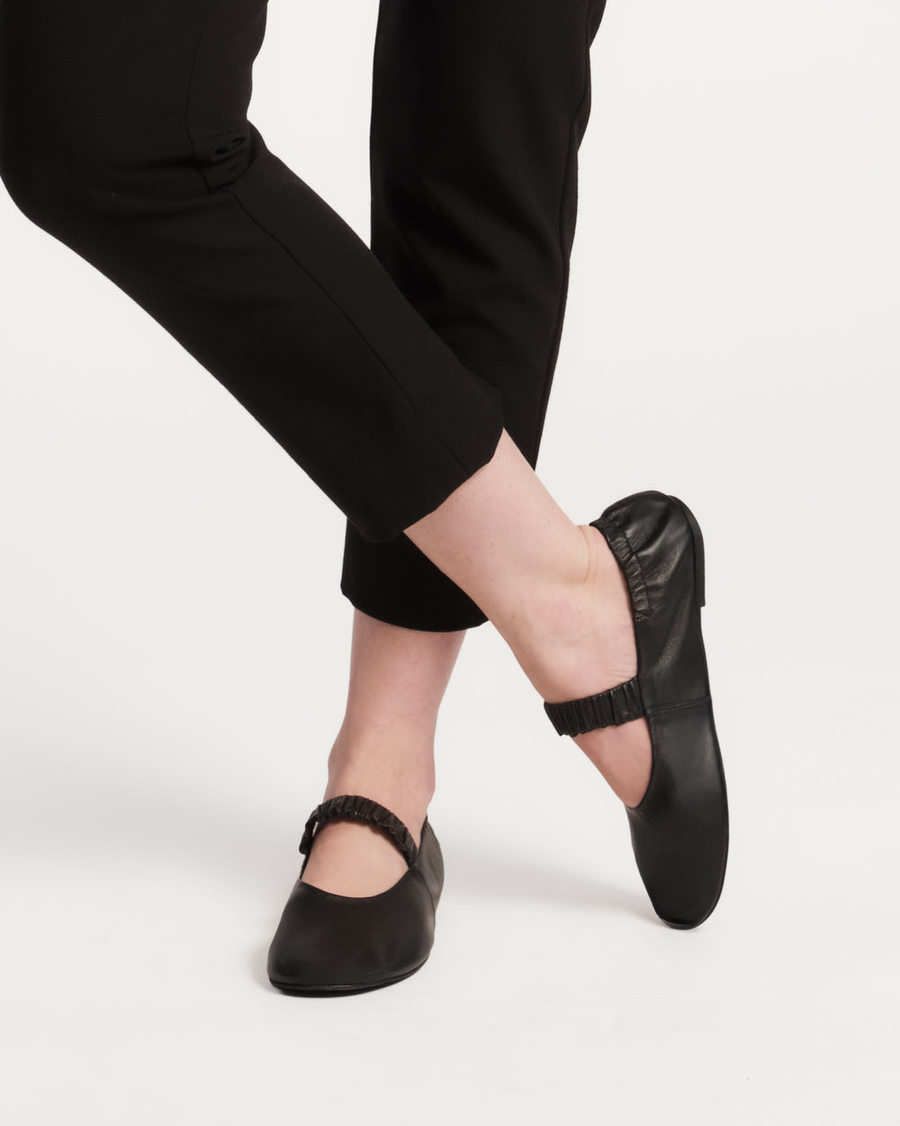Eloise Ballet Flat - Black - Frances Valentine