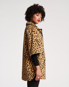 Nico Faux Fur Poncho - Frances Valentine