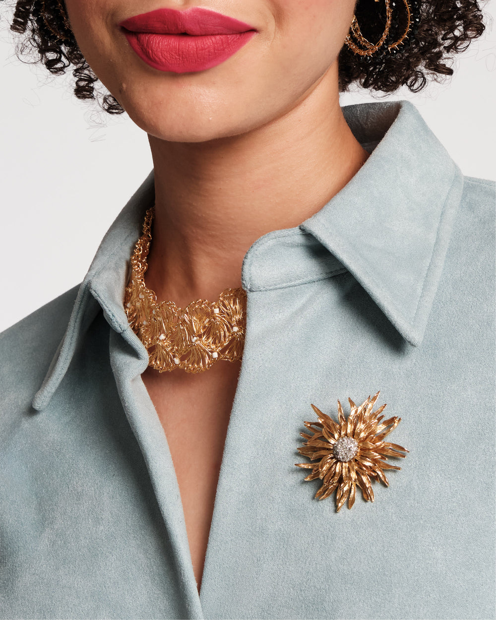 Flower Pin - Frances Valentine