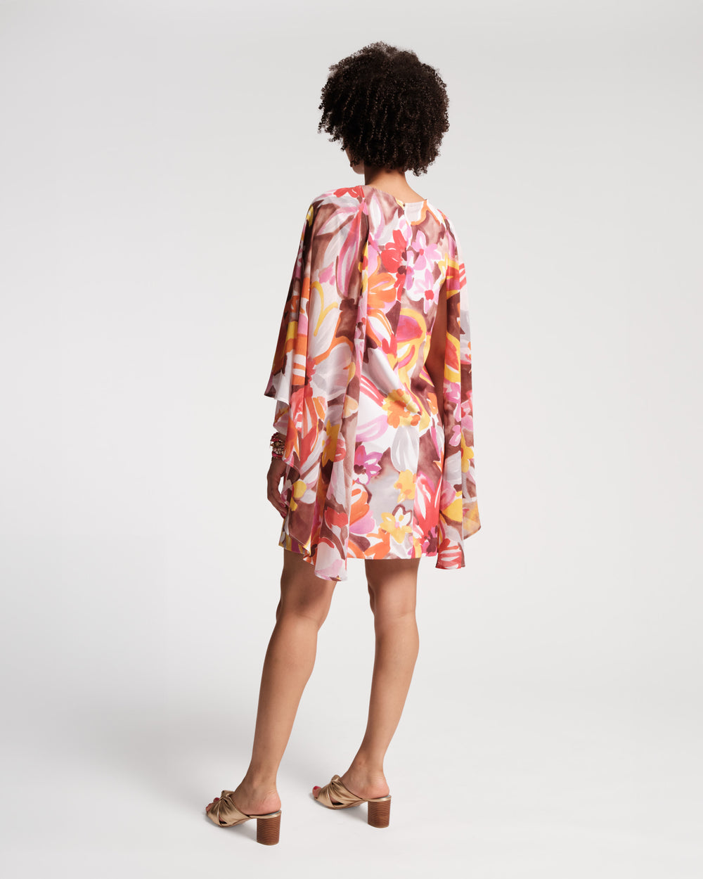 Mini Cape Dress - Sun Floral - Frances Valentine