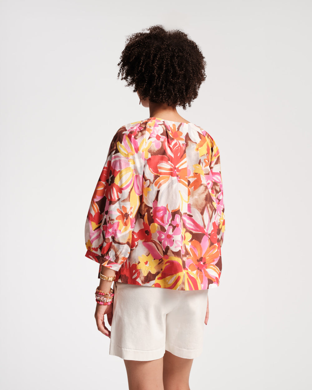 Zoe Top - Sun Floral - Frances Valentine
