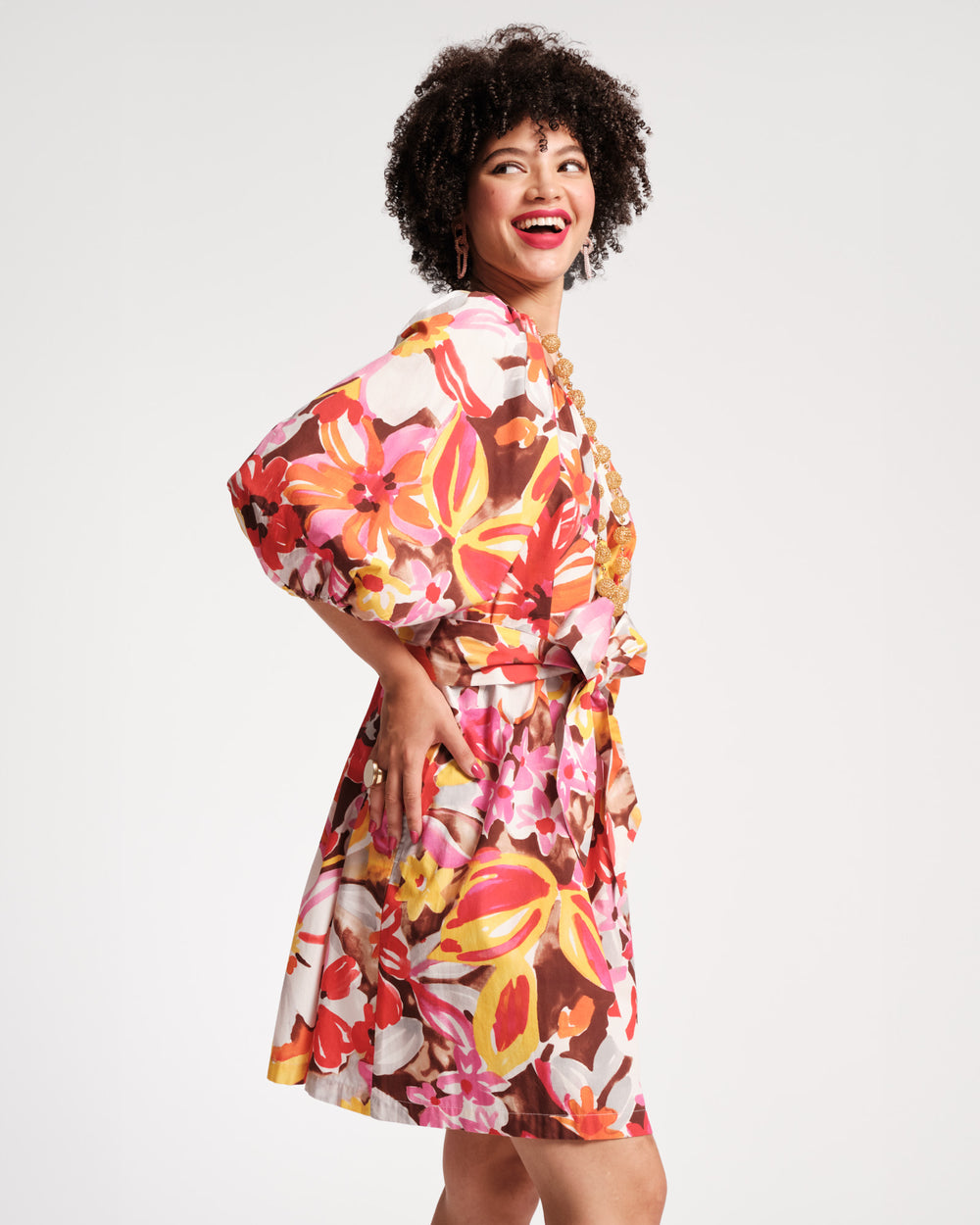Bliss Mini Dress - Sun Floral - Frances Valentine