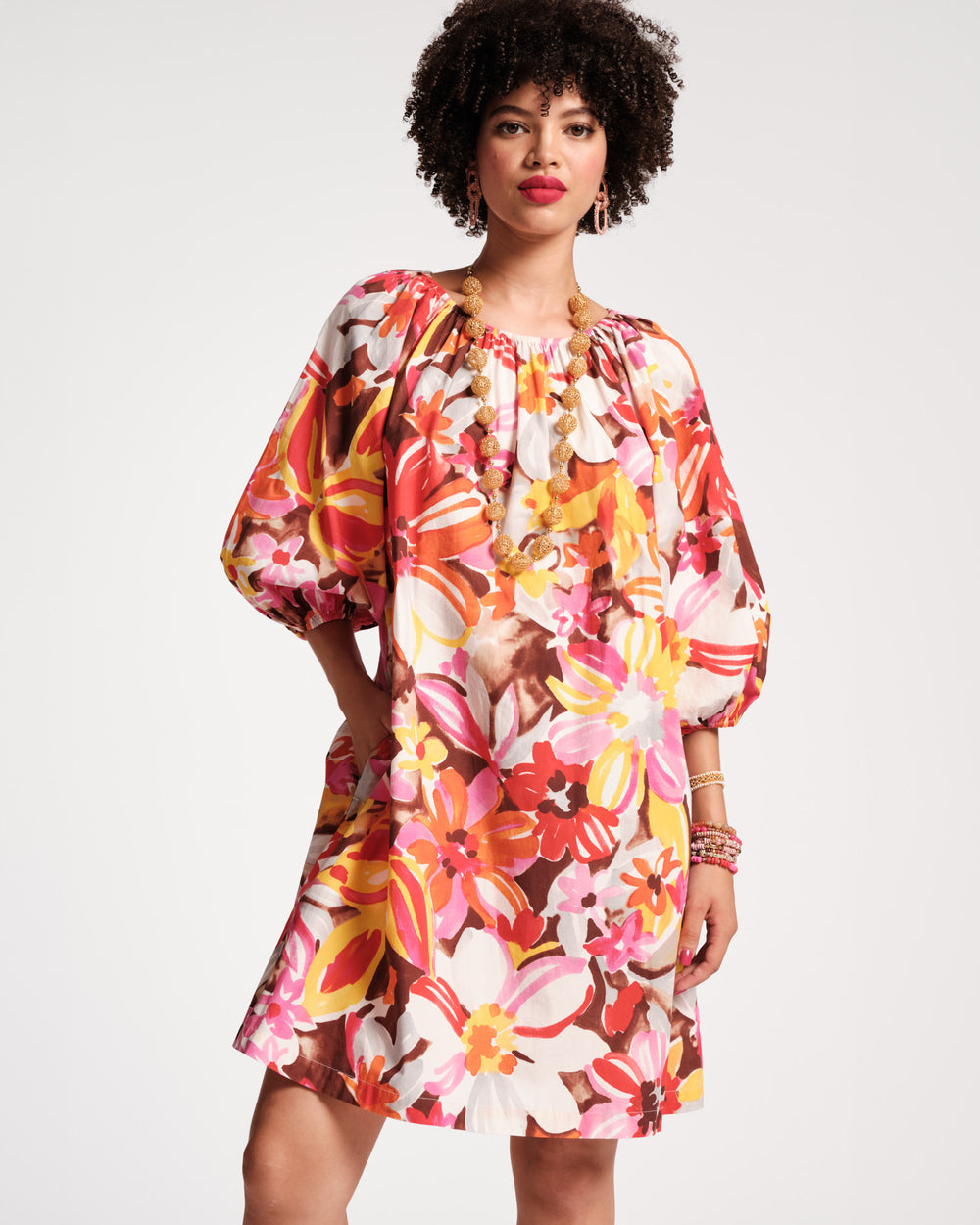 Bliss Mini Dress - Sun Floral - Frances Valentine