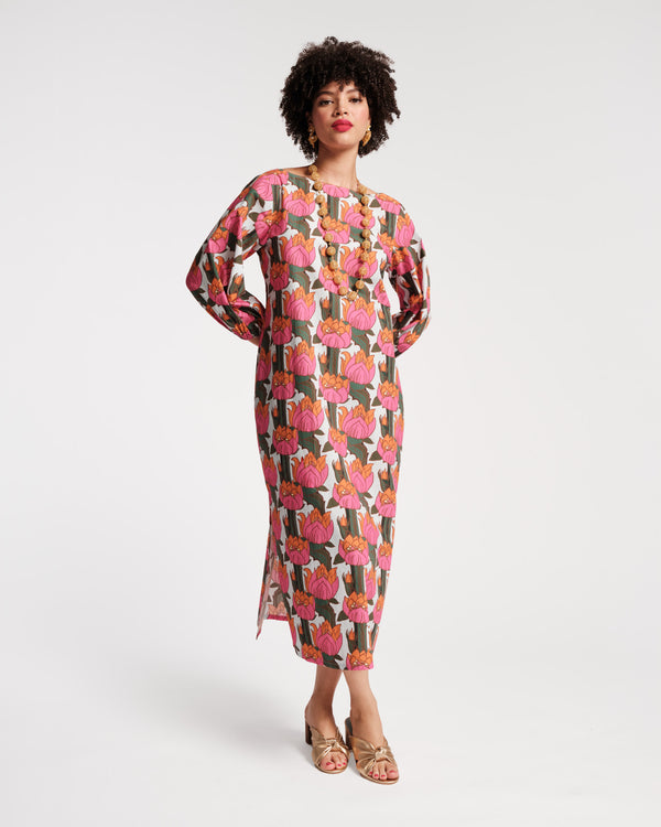Minnow Maxi Dress - Fireflower - Frances Valentine