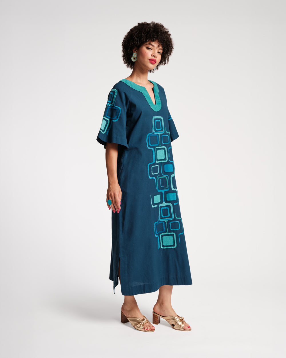 Charming Caftan Maxi - Jetson Print - Frances Valentine