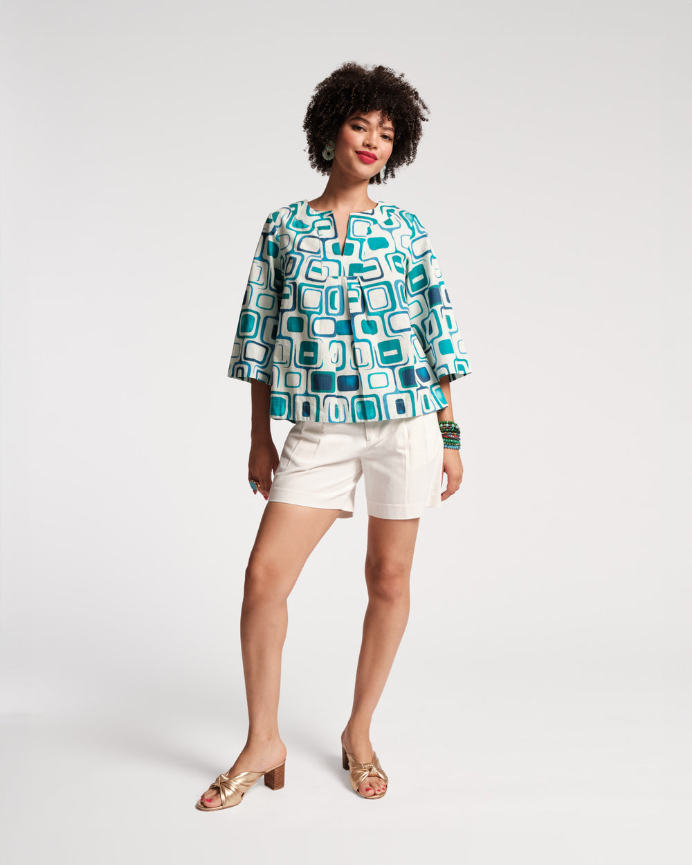 Easy Top - Jetson Print - Frances Valentine