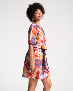 Doris Dress Lanai Print - Frances Valentine