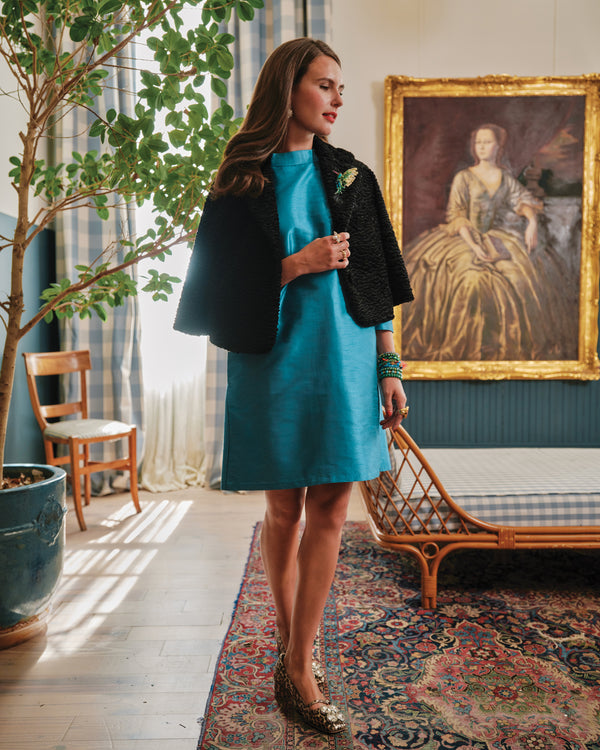 Blaine Faux Fur Jacket - Black Coats & Jackets Frances Valentine