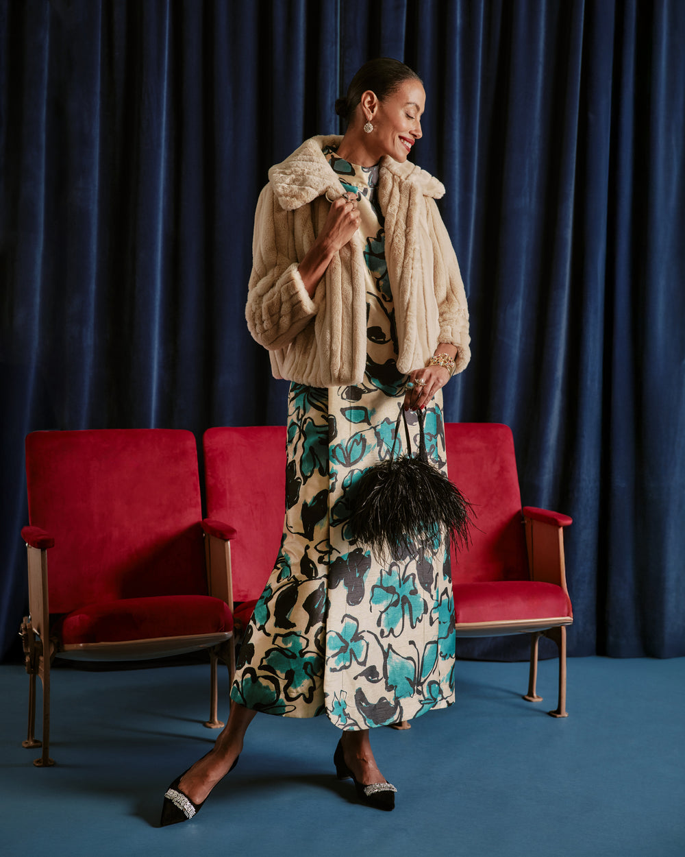 Babe Faux Fur Jacket - Natural Coats & Jackets Frances Valentine