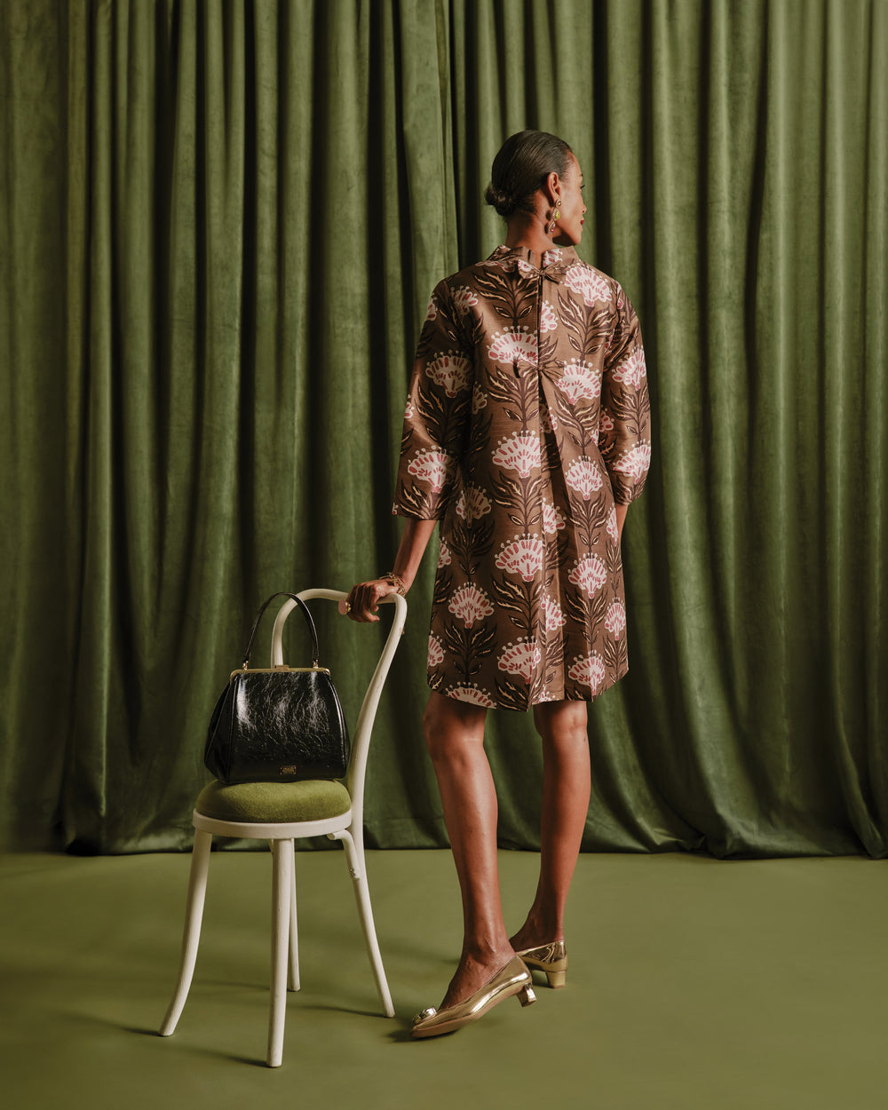 Diplomat Mini Dress - Heirloom Floral Dresses Frances Valentine
