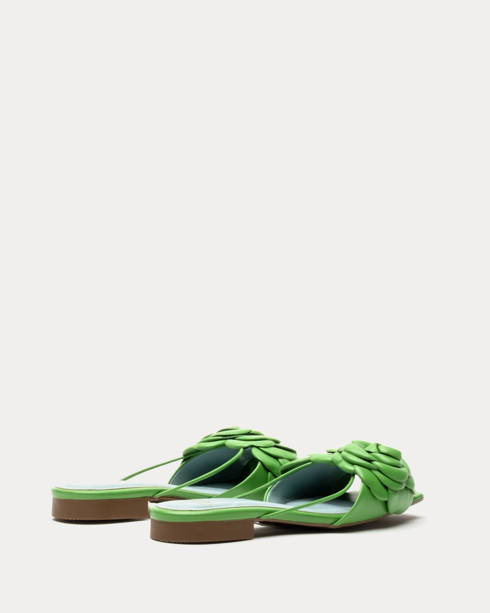 Gardenia Flower Sandal - Green - Frances Valentine