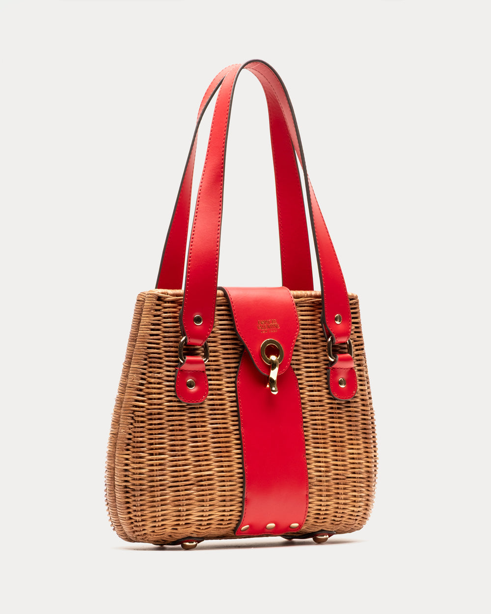 Gigi Basket - Toast/Red - Frances Valentine