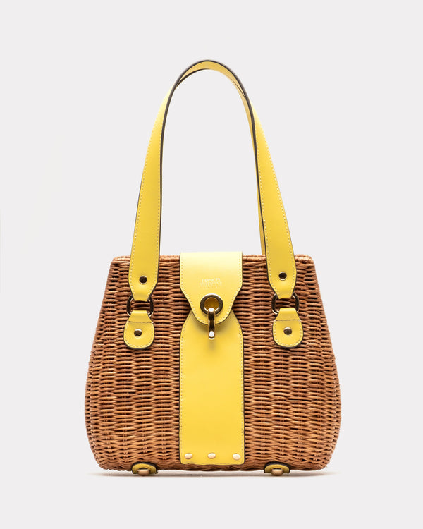 Gigi Basket - Toast/Yellow - Frances Valentine