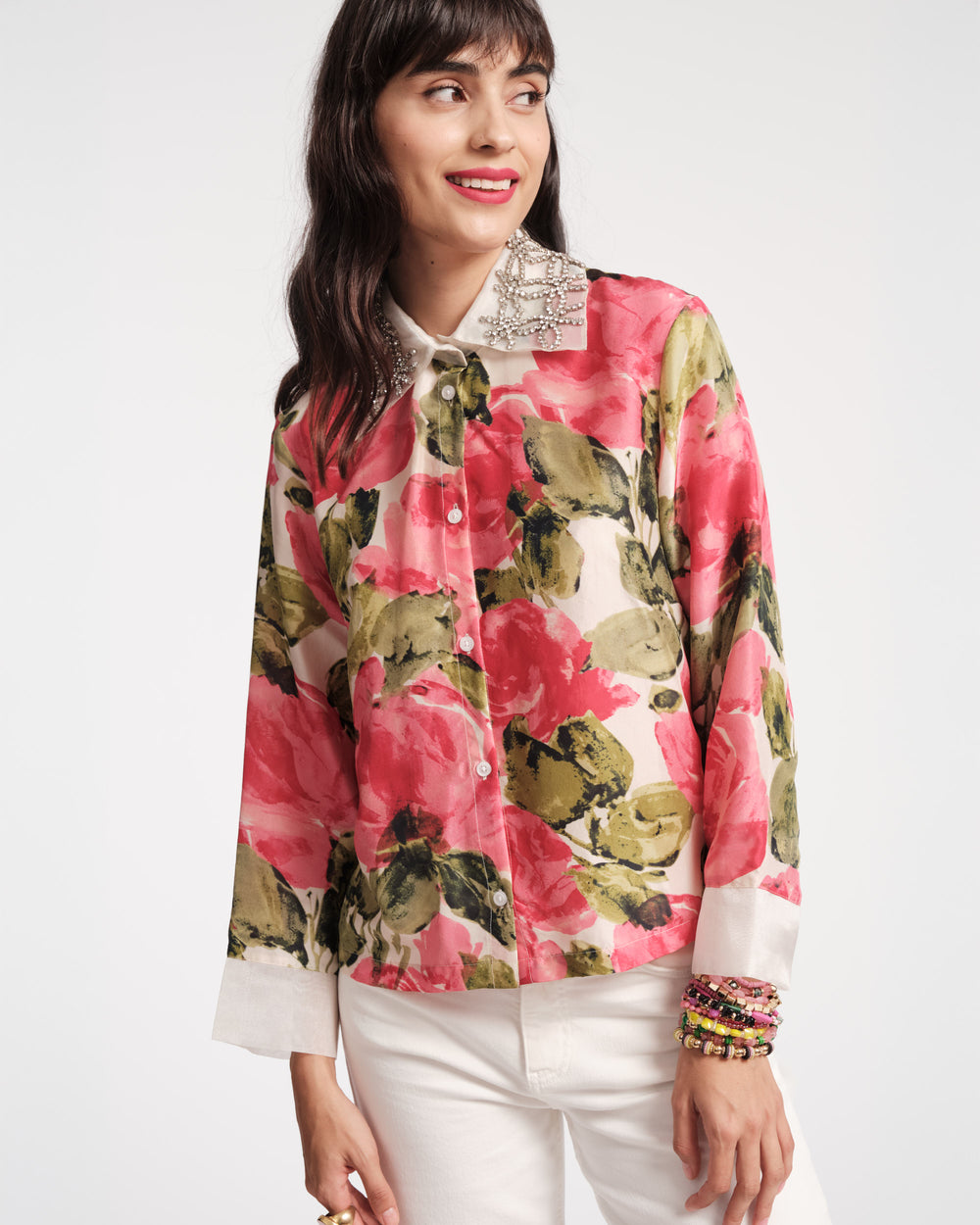 Gloria Top - Pretty Peonies