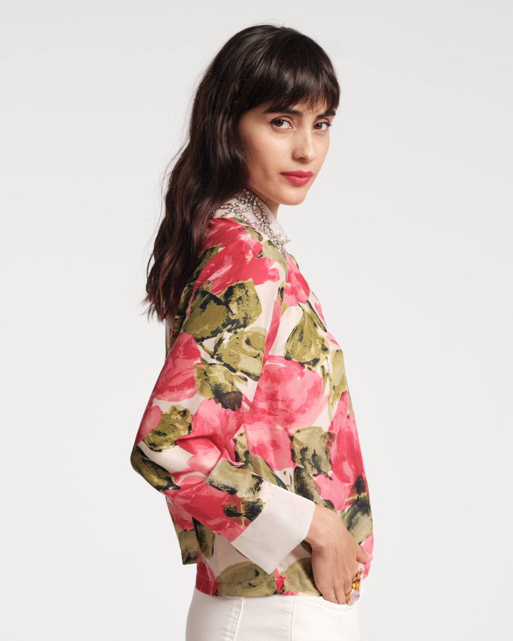 Gloria Top - Pretty Peonies