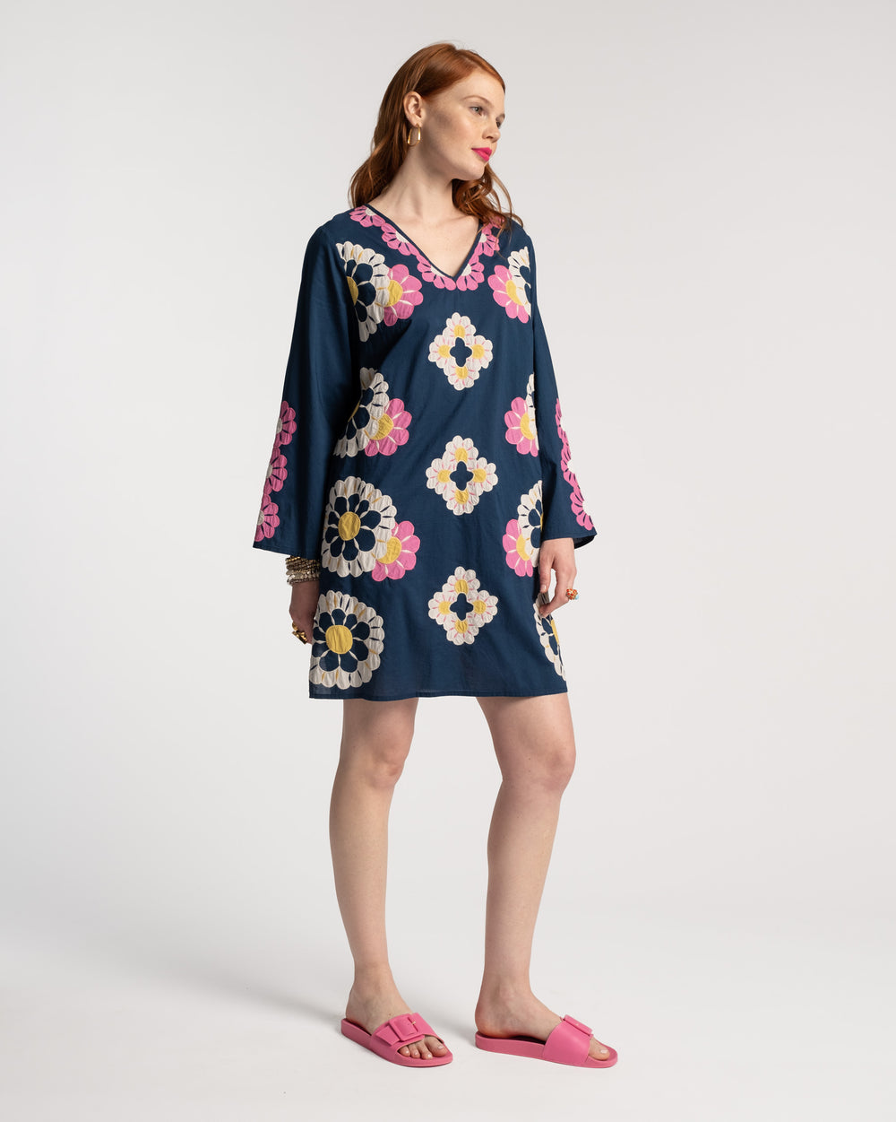 Goldie Tunic - Sunrise Navy - Frances Valentine