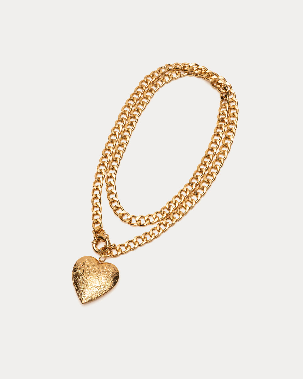 Alan Anderson Heart Locket Necklace Frances Valentine