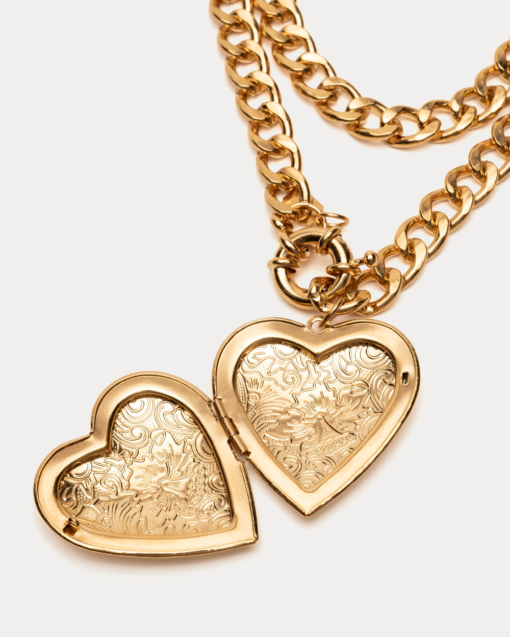 Alan Anderson Heart Locket Necklace Frances Valentine