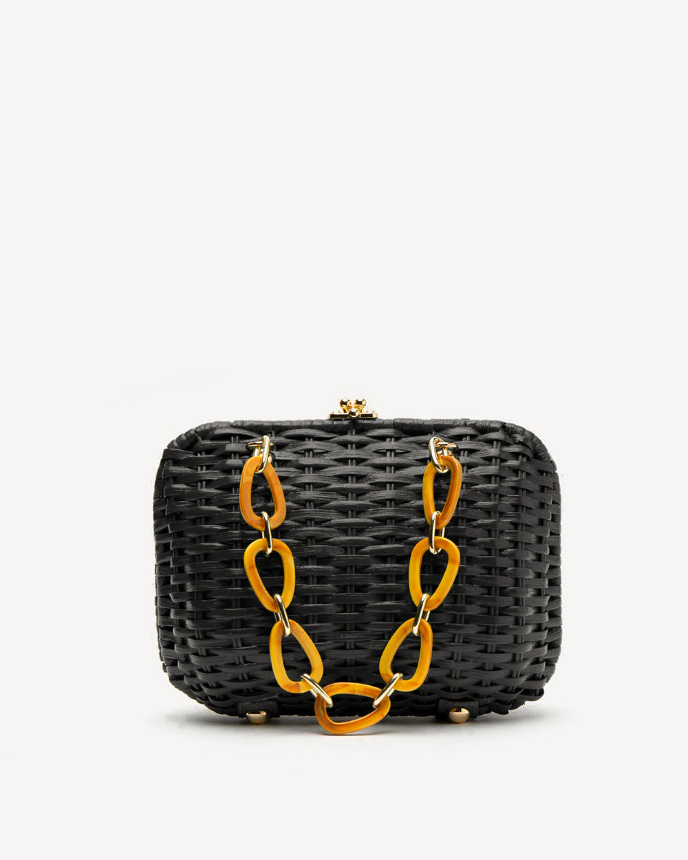 Hen Wicker Basket - Black - Frances Valentine