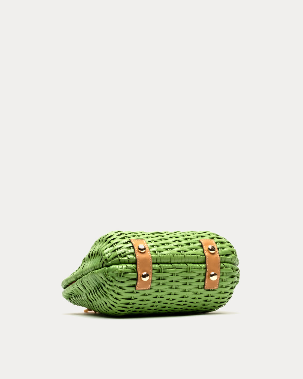 Hen Wicker Basket - Lime Green - Frances Valentine