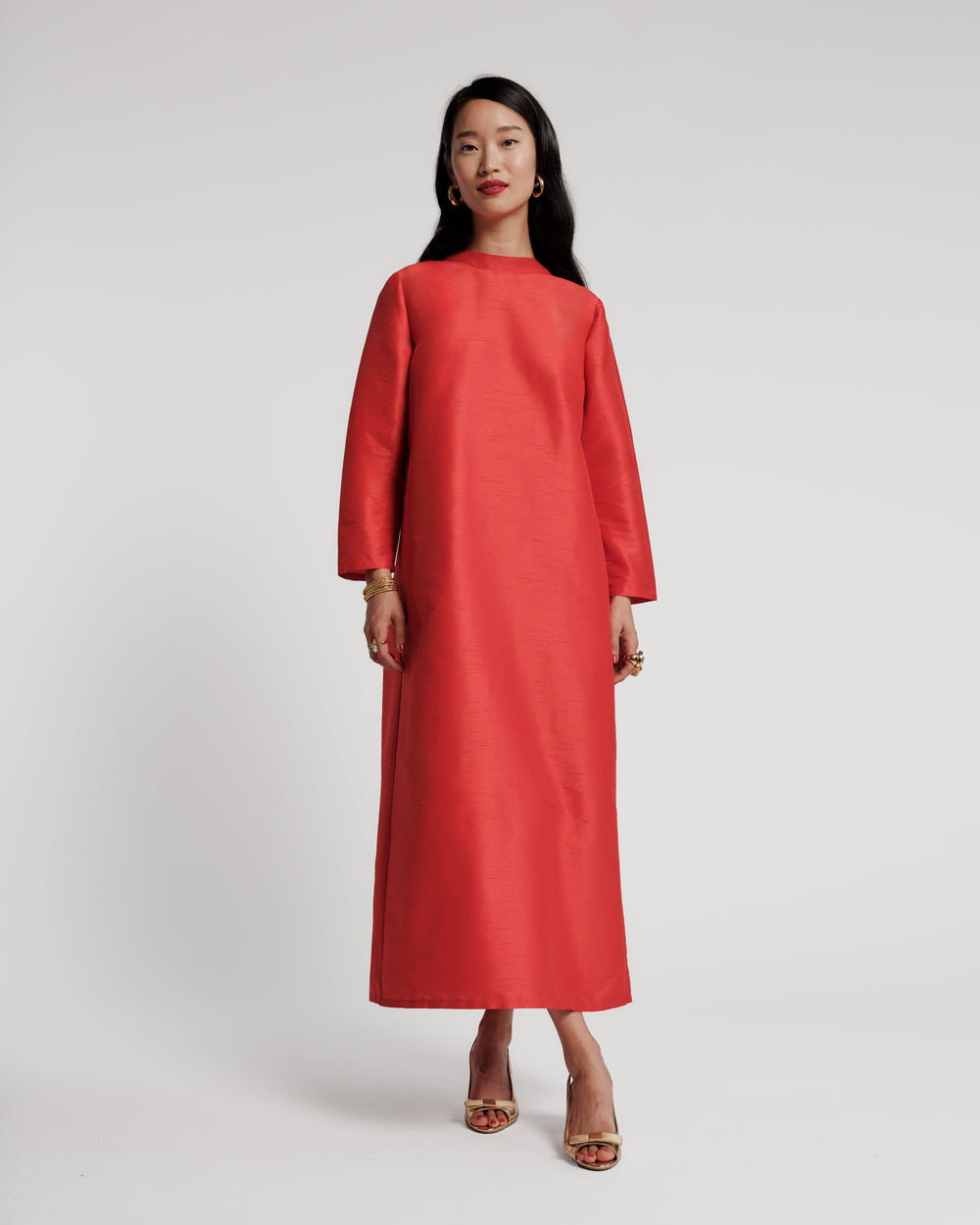 Diplomat Maxi Dress - Red Dresses Frances Valentine