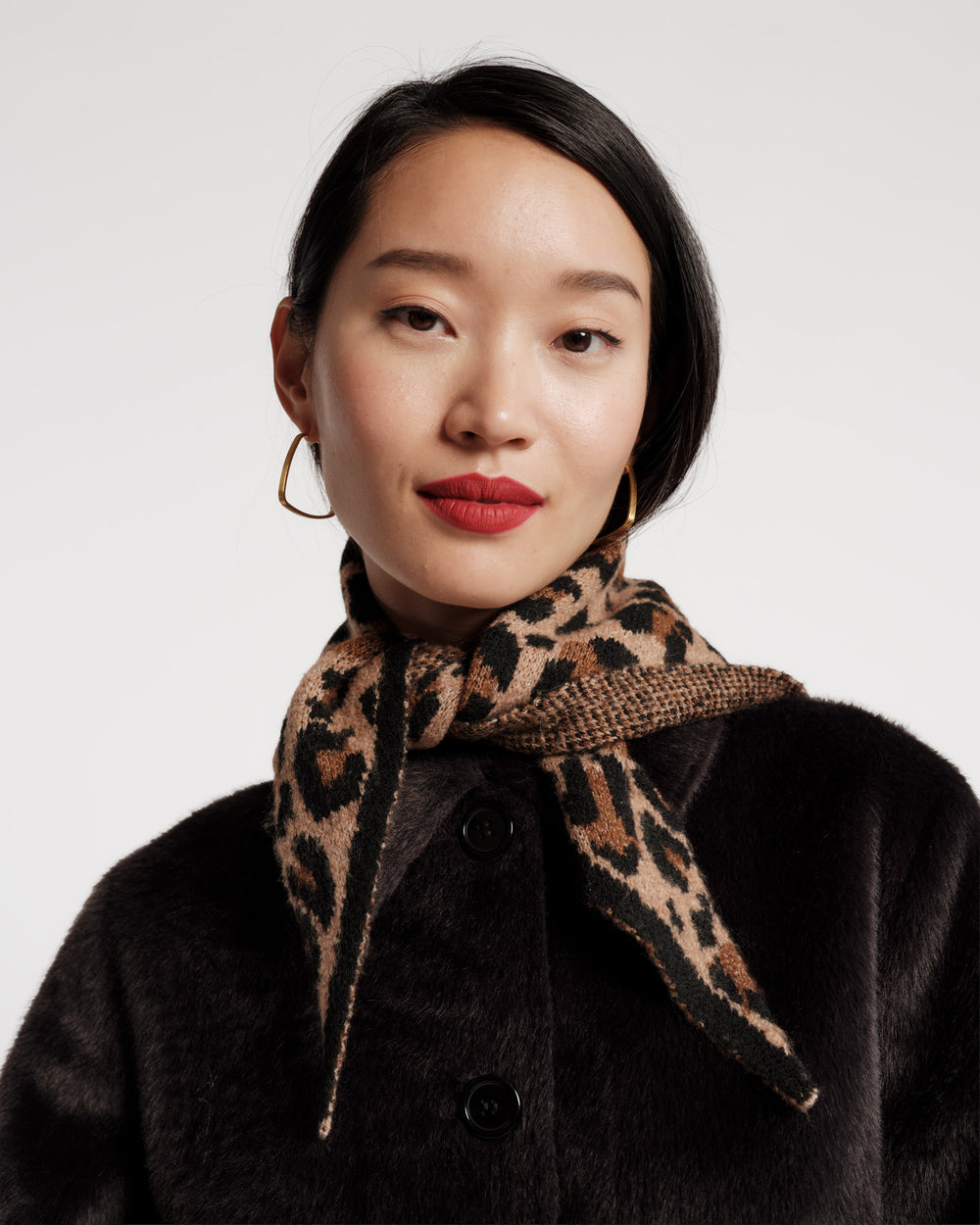 Triangle Scarf - Leopard Scarf Frances Valentine