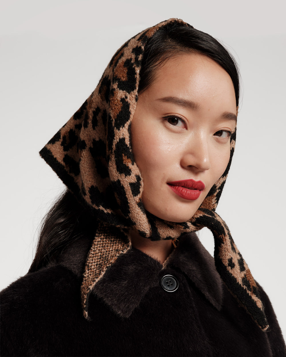 Triangle Scarf - Leopard Scarf Frances Valentine