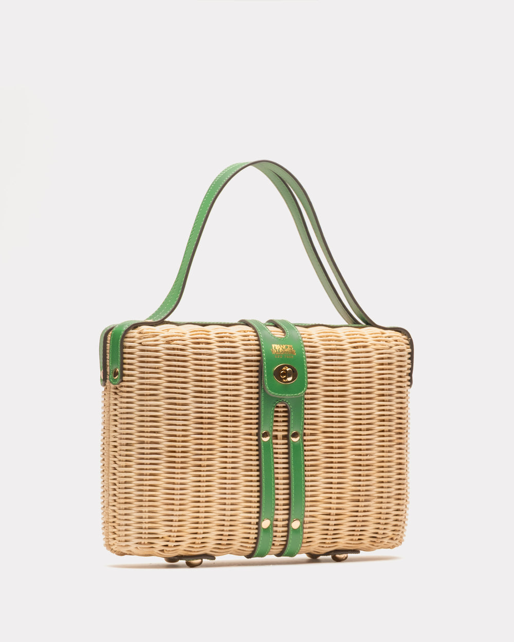 The Holland Satchel - Green - Frances Valentine
