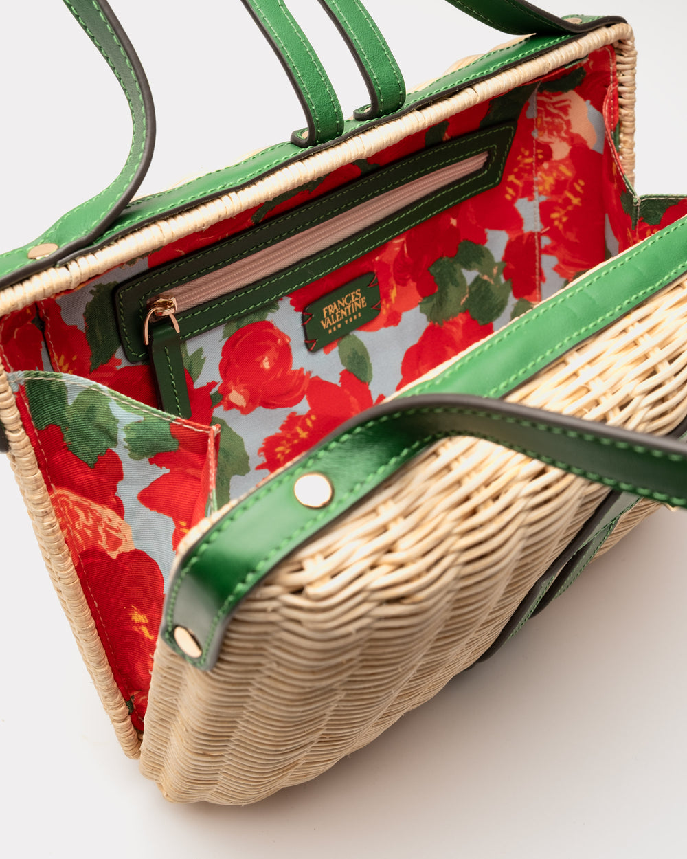 The Holland Satchel - Green - Frances Valentine