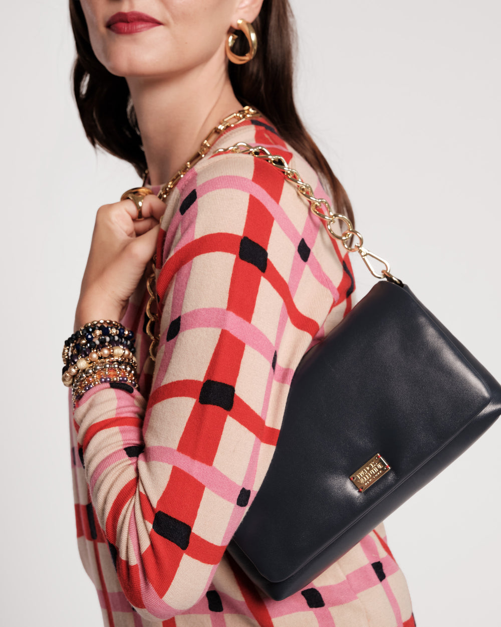 Small Effie Bag - Nappa Lambskin Leather Navy